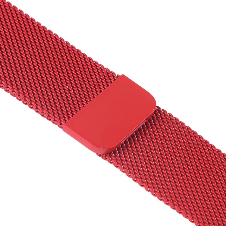 Красный браслет Milanese Loop Magnetic из нержавеющей стали для Apple Watch 