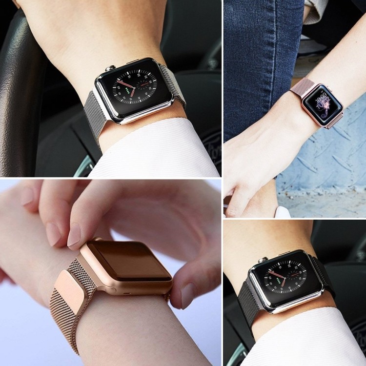 Фиолетовый браслет Milanese Loop для Apple Watch 