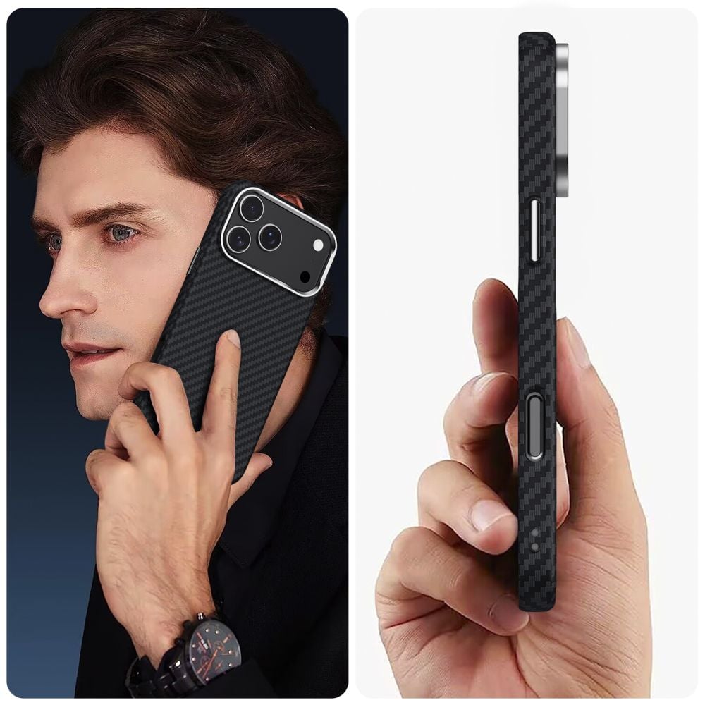 Стильний дизайн і ергономіка чохла Tech-Protect Ion Carbon Стильний дизайн і ергономіка чохла Tech-Protect Ion Carbon