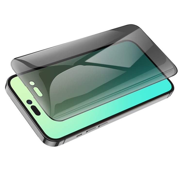 Защитное стекло hoco A12 Pro Nano 3D для iPhone 14 Pro - черное 