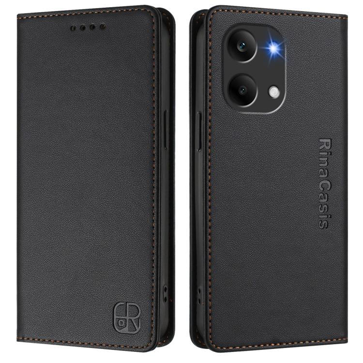 Чехол-книжка RC01 с магнитной застежкой для Xiaomi Redmi Turbo 5 Max в черном цвете Чехол-книжка RC01 с магнитной застежкой для Xiaomi Redmi Turbo 5 Max в черном цвете