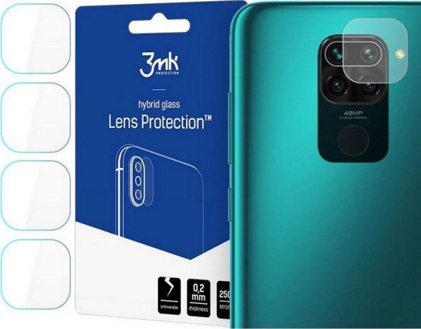 Прозрачное гибридное стекло 3MK Lens Protect для Xiaomi Redmi 9 