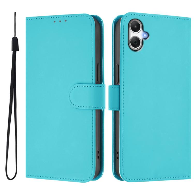 Стильний блакитний чохол-книжка з магнітною застібкою для Samsung Galaxy A07 