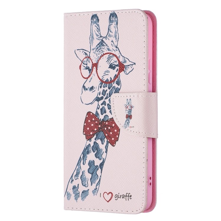 Чохол-книжка Colored Drawing Pattern для Samsung Galaxy S22 Plus 5G - Deer 