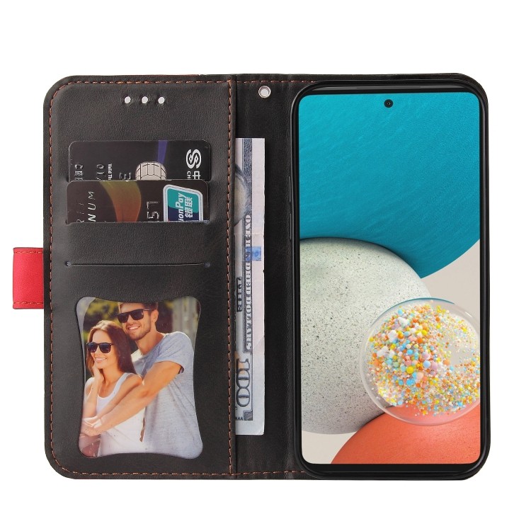 Червоний чохол-книжка на Samsung Гелексі A53 5G з кишенями Червоний чохол-книжка на Samsung Гелексі A53 5G з кишенями