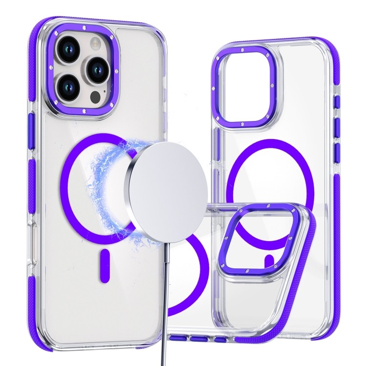 Чехол Dual-color MagSafe TPU Hybrid для iPhone 16 Pro