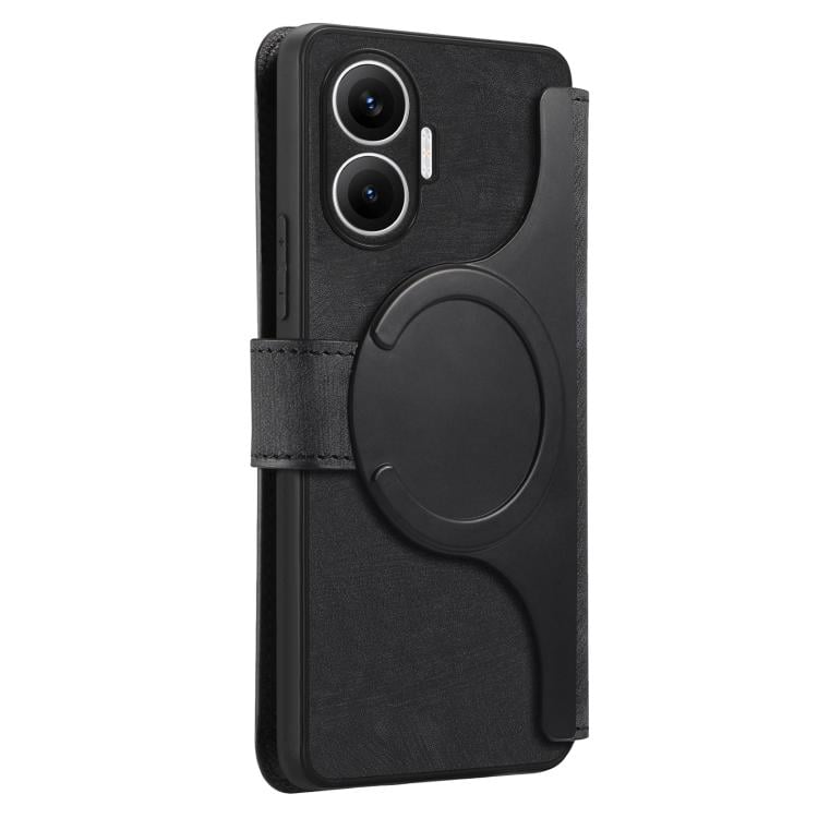 Двухслойная конструкция с силиконовым бампером и MagSafe-кольцом для надежной фиксации устройства  Двухслойная конструкция с силиконовым бампером и MagSafe-кольцом для надежной фиксации устройства