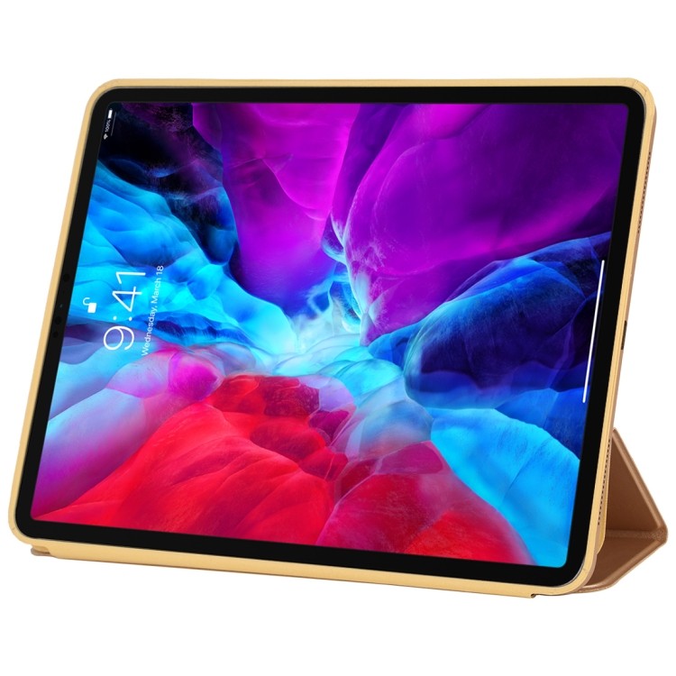 Чехол 3-fold Solid Smart Case для iPad Pro 12.9 (2020) - золотой
