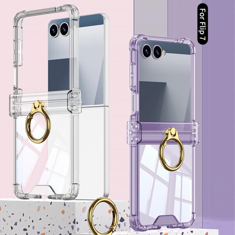 Противоударный чехол GKK с подставкой для Galaxy Flip 7 5G в различных цветовых решениях Противоударный чехол GKK с подставкой для Galaxy Flip 7 5G в различных цветовых решениях