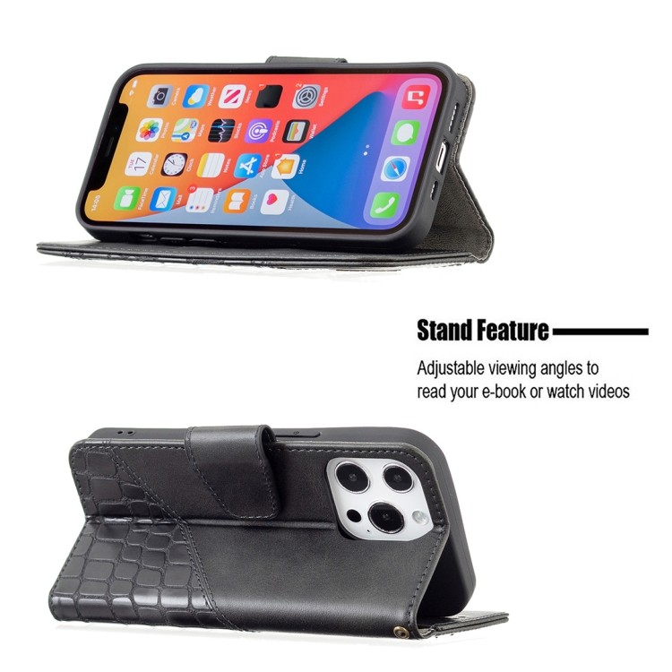 Шкіряний чохол-книжка зі складною підставкою на Айфон 13 Про Шкіряний чохол-книжка зі складною підставкою на Айфон 13 Про