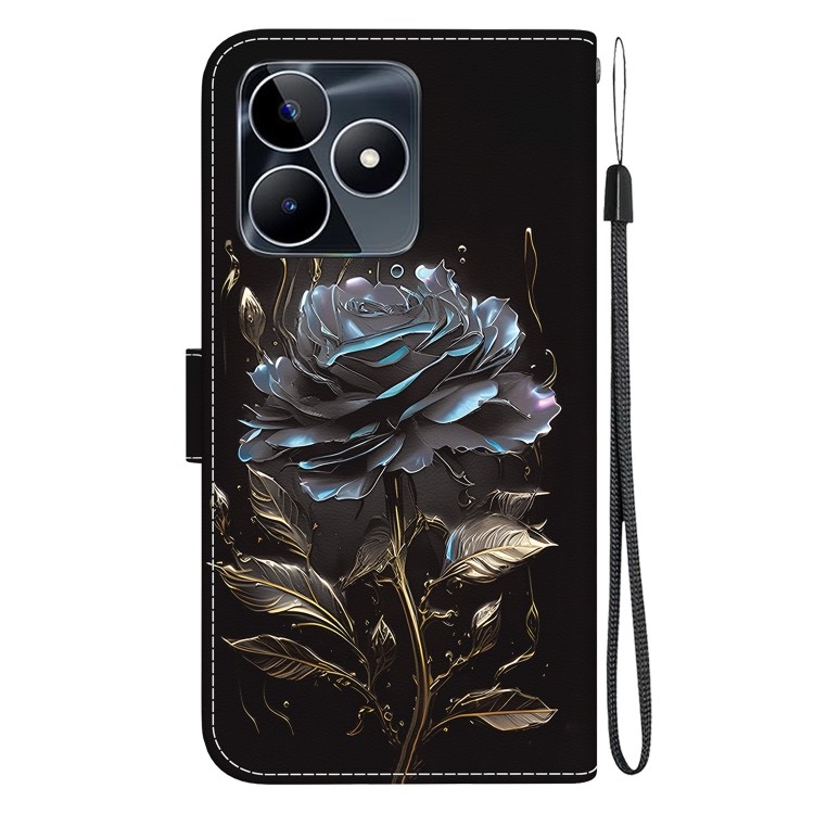 Мягкая на ощупь поверхность синтетической кожи чехла Colored Drawing Series