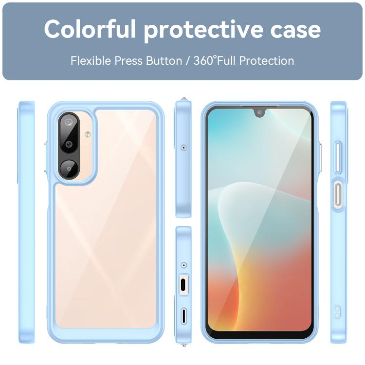 Яскравий і стильний дизайн чохла Colorful Acrylic Series для Samsung Galaxy M16 5G 