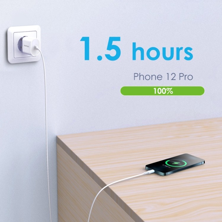 Стильное зарядное устройство NORTHJO NOPD2000 PD с USB-C портом 