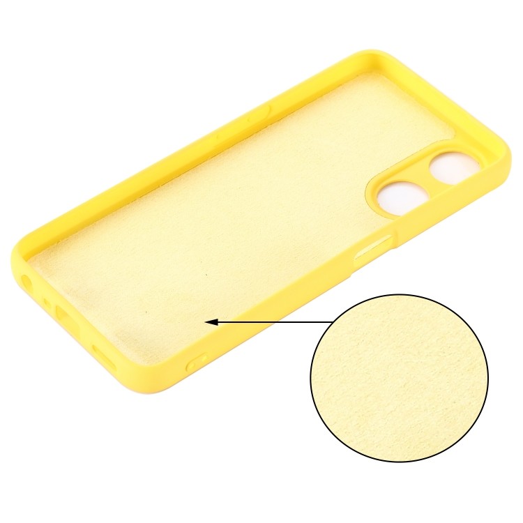 Силіконовий чохол Solid Color Liquid Silicone на OPPO A58/A58x/A78 показує свою міцність та елегантність