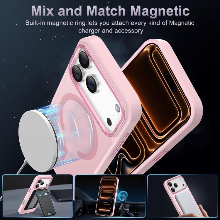 Розовый чехол Xdcase с MagSafe и магнитными аксессуарами для iPhone 17 Pro Max Розовый чехол Xdcase с MagSafe и магнитными аксессуарами для iPhone 17 Pro Max