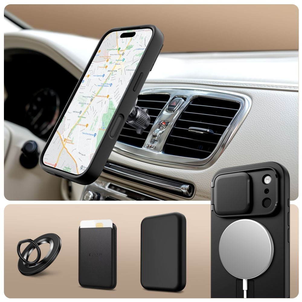 Сумісність з MagSafe і магнітними кріпленнями Сумісність з MagSafe і магнітними кріпленнями