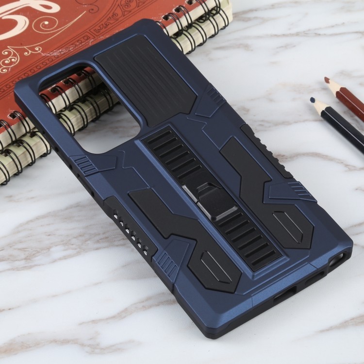 Противоударный чехол на Samsung Galaxy S23 Ultra 5G в красивом синем цвете