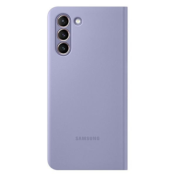 Оригинальный чехол-книжка Samsung LED View Cover для Галакси S21 purple 