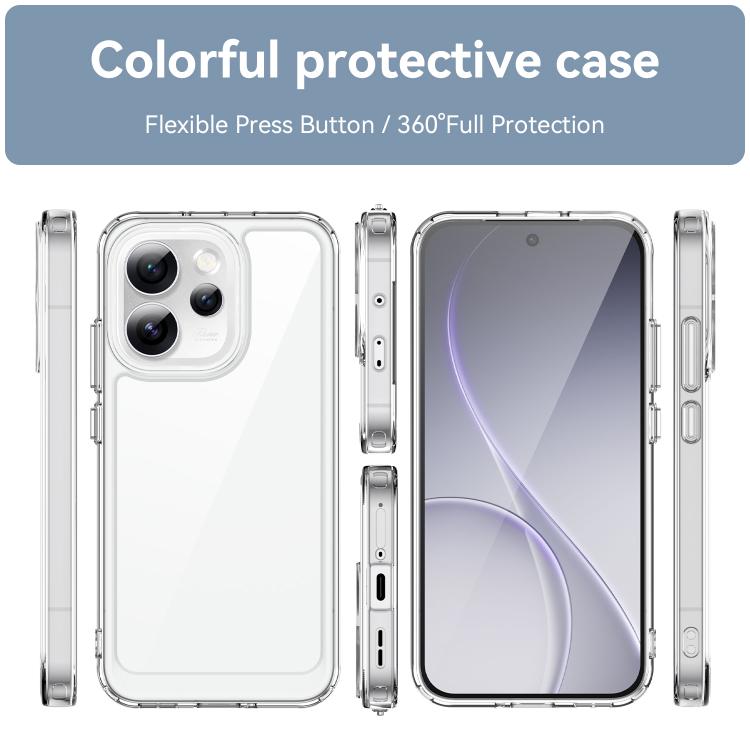 360-градусний захист OPPO Reno15 Pro 5G з прозорим акриловим корпусом 360-градусний захист OPPO Reno15 Pro 5G з прозорим акриловим корпусом