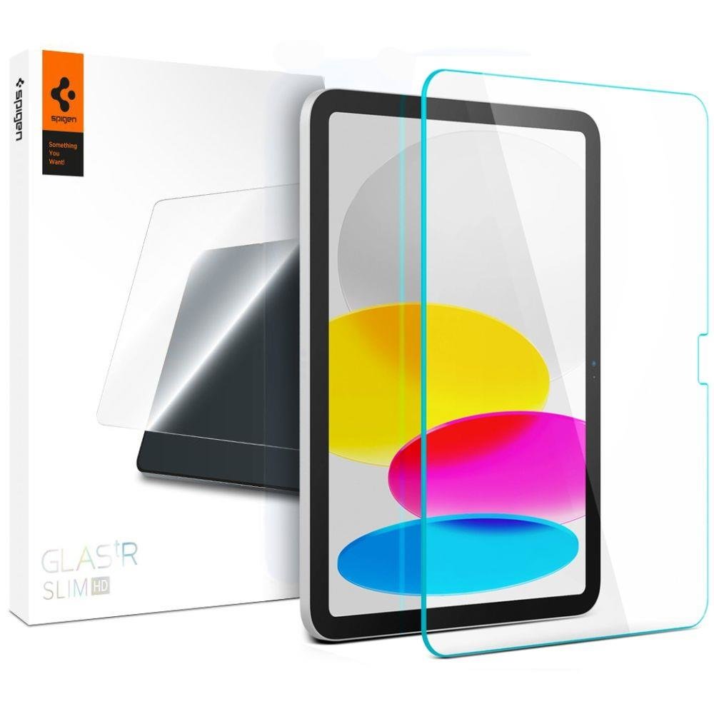 Защитное каленое стекло Spigen Glas.Tr Slim для iPad 10.9 2022 Clear 