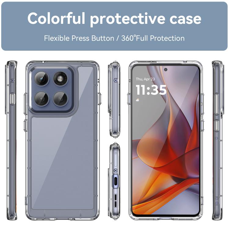 Протиударний чохол Colorful Acrylic Series для Motorola Edge 60 Pro — стиль і захист 