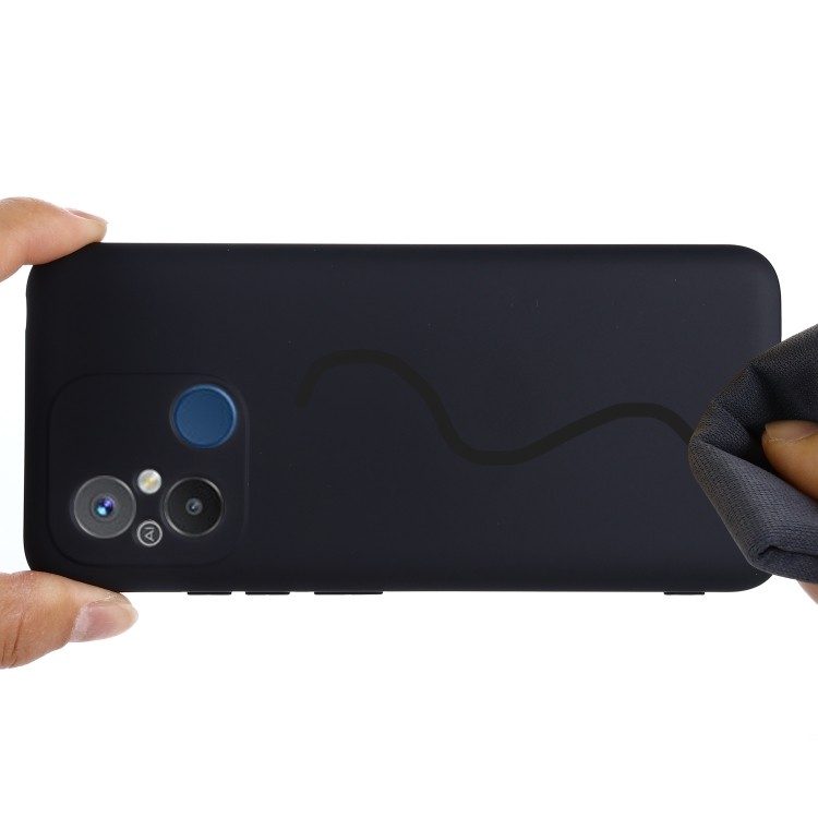 Захист та стиль із чорним силіконовим чохлом для Xiaomi