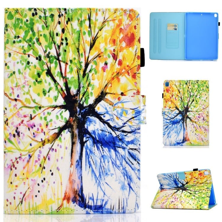 Чехол-книжка Colored Drawing на iPad 8/7 10.2 (2019/2020) - Colorful Tree Чехол-книжка Colored Drawing на iPad 8/7 10.2 (2019/2020) - Colorful Tree