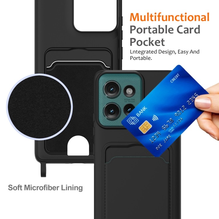 Многофункциональный карман для карт с мягкой подкладкой  Многофункциональный карман для карт с мягкой подкладкой