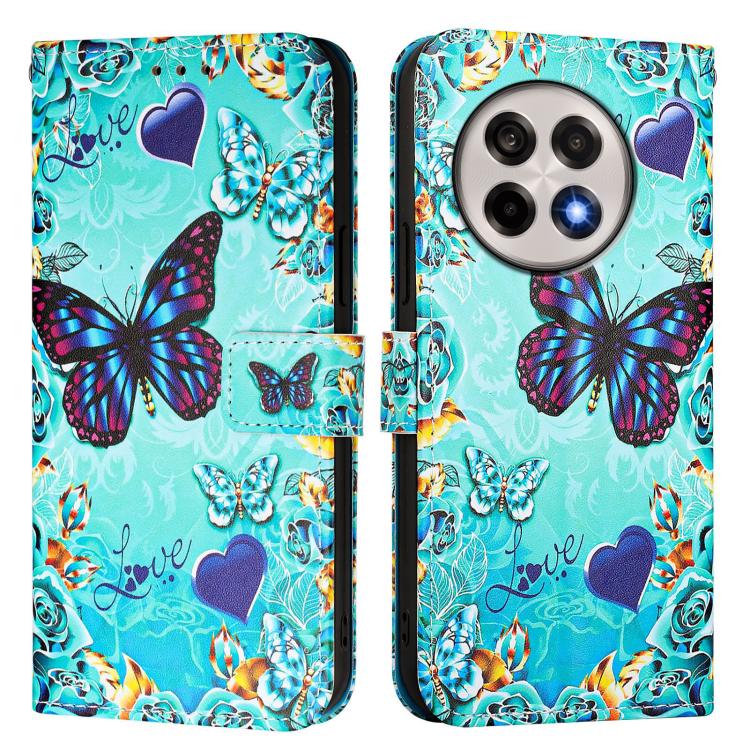 Элегантный чехол-книжка с дизайном бабочек для OnePlus 