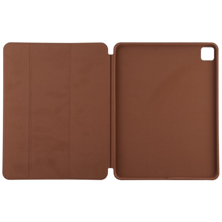 Чехол 3-fold Solid Smart Case для Айпад Про  12.9 (2020) - коричневый 