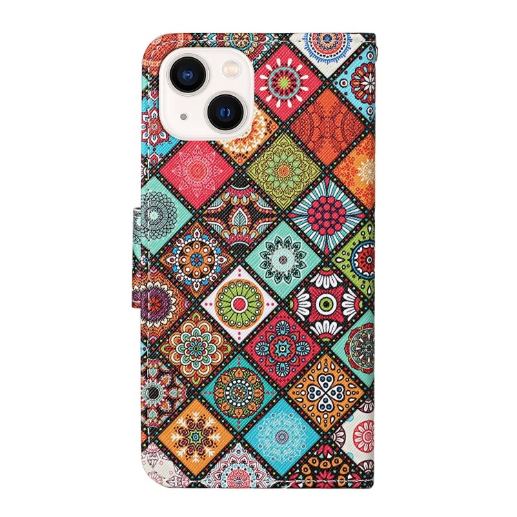 Чохол-книжка Colored Drawing Pattern з відкритою передньою кришкою