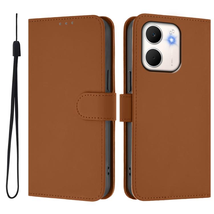 Skin Feel Wallet на OPPO A5X 4G/5G — вид спереди и сзади Skin Feel Wallet на OPPO A5X 4G/5G — вид спереди и сзади