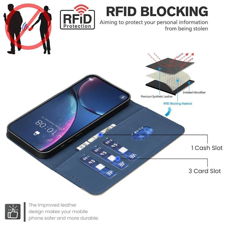 Вбудований RFID-захист та продумана система кишень для карт і готівки