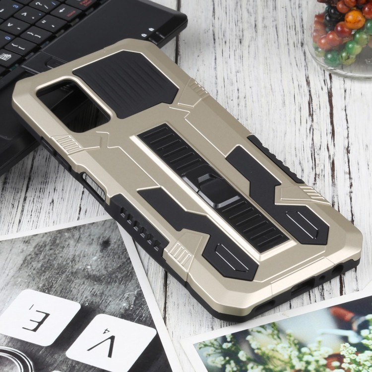 Золотой противоударный чехол Vanguard Warrior для Samsung Galaxy A03s 