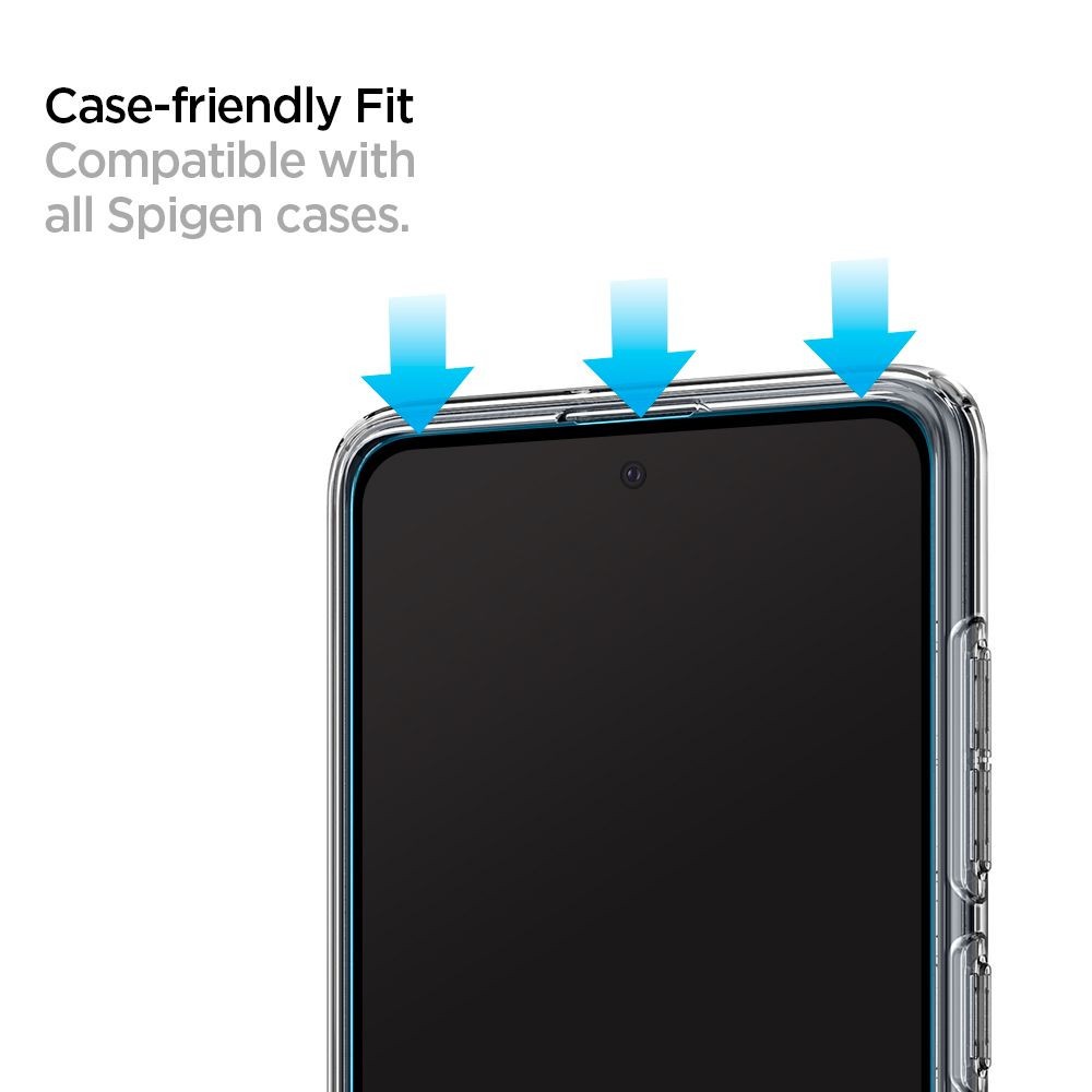 Каленое стекло SPIGEN GLASS FC для Galaxy A51 Black 