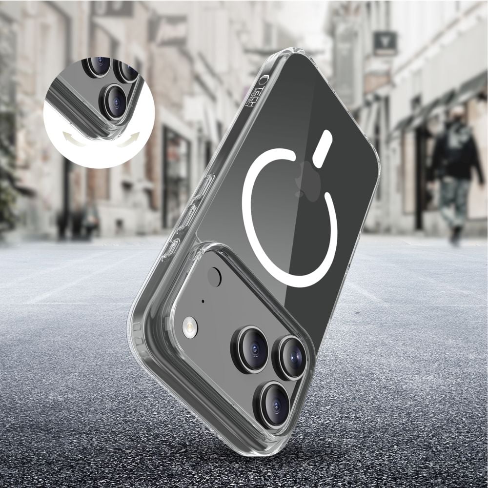 Усиленные углы и тонкий профиль для надежной защиты при падениях Усиленные углы и тонкий профиль для надежной защиты при падениях