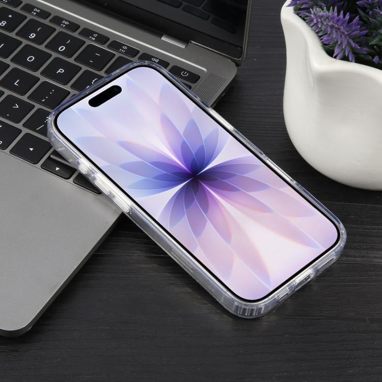 Вид чехла спереди: прозрачность сохраняет дизайн дисплея iPhone 17 Вид чехла спереди: прозрачность сохраняет дизайн дисплея iPhone 17