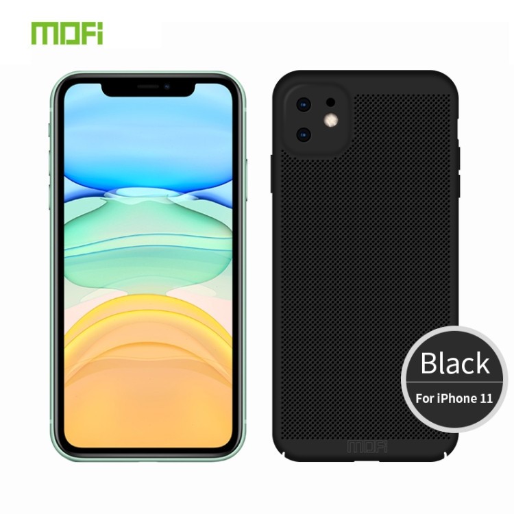 Ультратонкий чехол MOFI Breathable PC Ultra-thin All-inclusive на iPhone 11-черный
