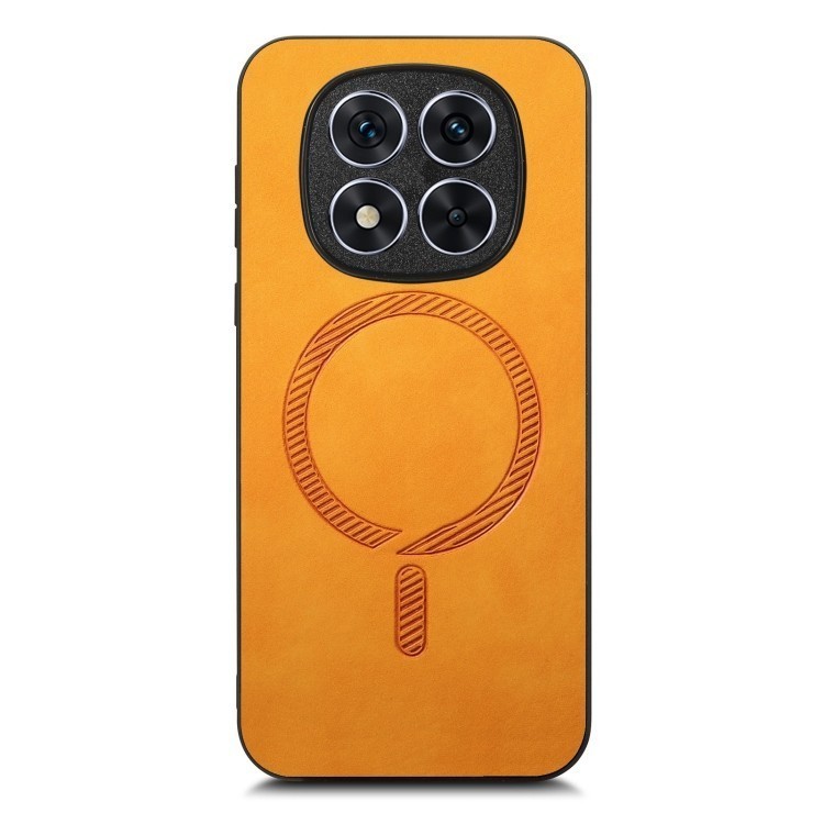 Стильний жовтий чохол Solid Color Retro Magsafe з кругом для бездротової зарядки Стильний жовтий чохол Solid Color Retro Magsafe з кругом для бездротової зарядки