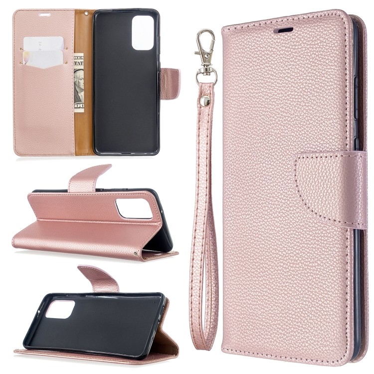 Чехол-книжка цвета розовое золото для Самсунг Гелакси С20+плюс