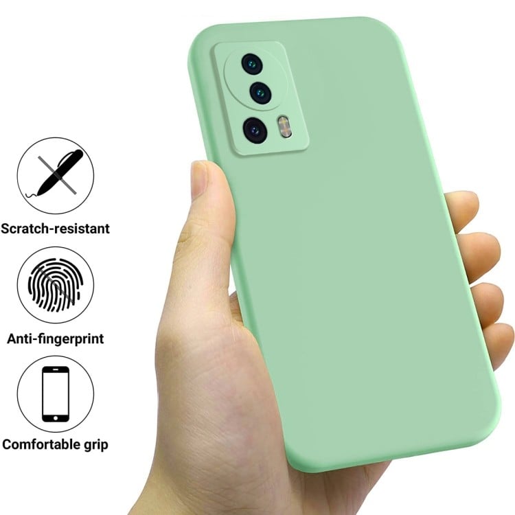 Силіконовий чохол Solid Color Liquid Silicone на Xiaomi 13 Lite 5G - зелений 