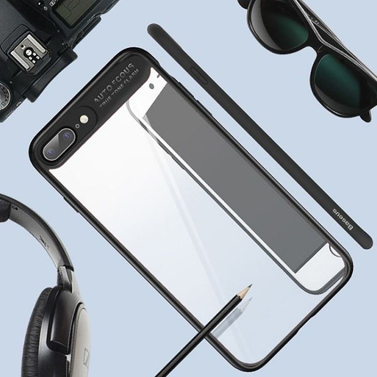 Чехол Baseus Mirror  Case на Айфон SE 2 2020/8/7  - Black 