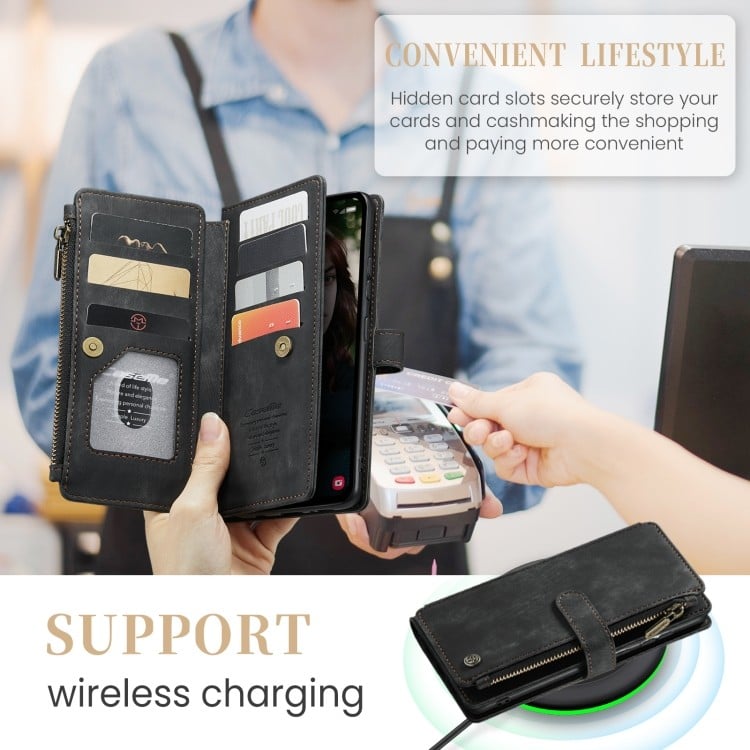 Вишуканий вид синтетичної шкіри чохла-гаманця CaseMe-C30 Вишуканий вид синтетичної шкіри чохла-гаманця CaseMe-C30