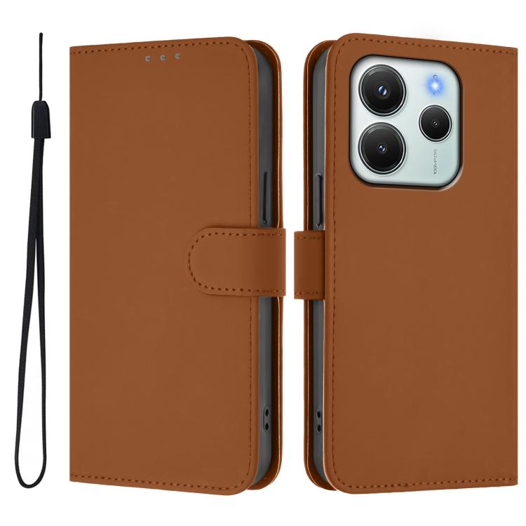Чохол-книжка Skin Feel Solid Color Leather для Xiaomi Redmi Note 14 4G – класичний захист і стиль Чохол-книжка Skin Feel Solid Color Leather для Xiaomi Redmi Note 14 4G – класичний захист і стиль