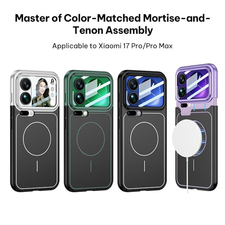  Двокольоровий чохол GKK Color Master з MagSafe для Xiaomi 17 Pro Max  