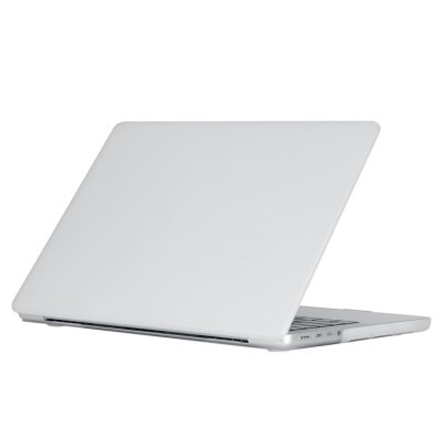 Матований пластиковий чохол-кейс Escase на MacBook Pro 14.2 inch A2442 2021 / 2023 — прозорий Матований пластиковий чохол-кейс Escase на MacBook Pro 14.2 inch A2442 2021 / 2023 — прозорий