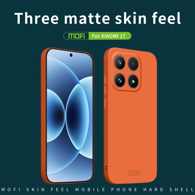 Матований зелений чохол MOFI на Xiaomi 17 з захистом камери Матований зелений чохол MOFI на Xiaomi 17 з захистом камери