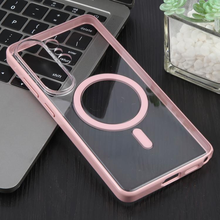 Розовый чехол Mutural Soft Mist с магнитным кольцом MagSafe для Samsung Galaxy S26 Ultra Розовый чехол Mutural Soft Mist с магнитным кольцом MagSafe для Samsung Galaxy S26 Ultra