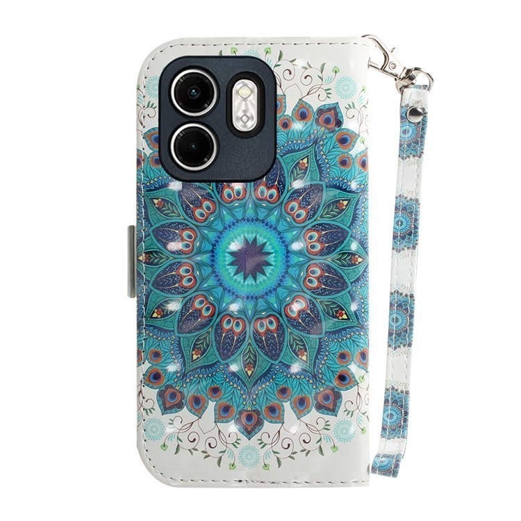 Задняя поверхность чехла с шикарным 3D-рисунком и специальной вырезкой под камеру