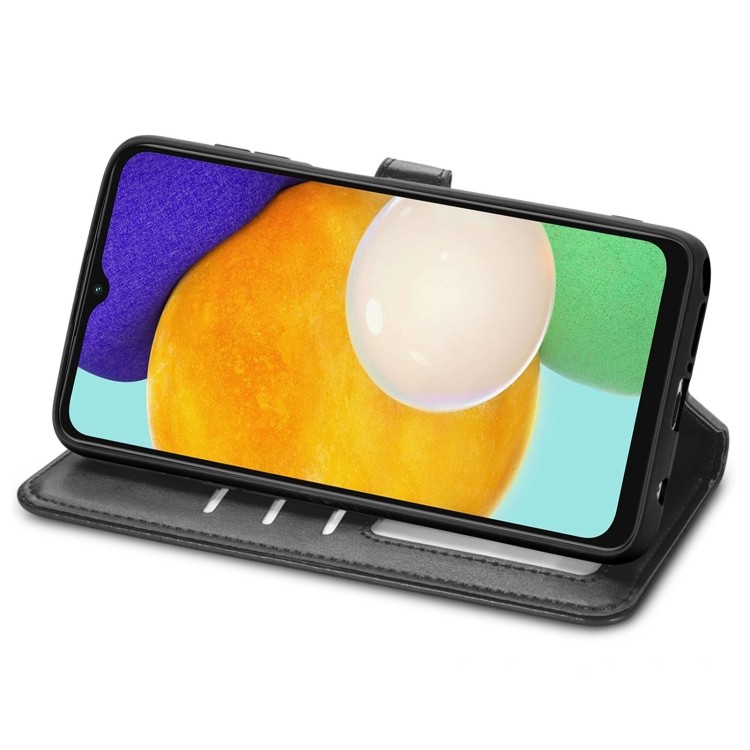 Чохол-книжка Retro Solid Color Samsung Galaxy A04s/A13 5G - чорний 